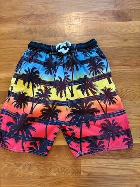 Hawaiian/Tropical Swim Trunks